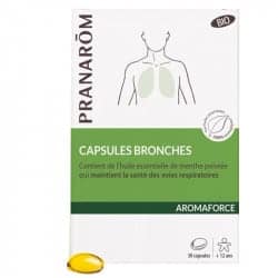 Pranarom Aromaforce Capsules Bronches 30 capsules