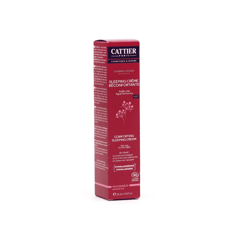 Cattier Sleeping Crème Réconfortante Tendre Coton 50ml