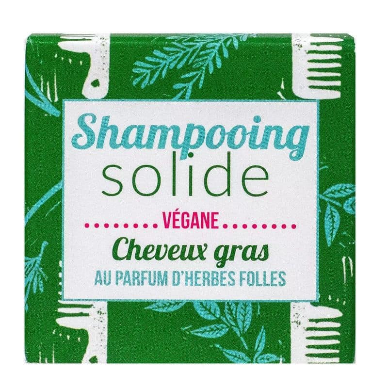 Lamazuna Shampooing Solide Cheveux Gras herbe