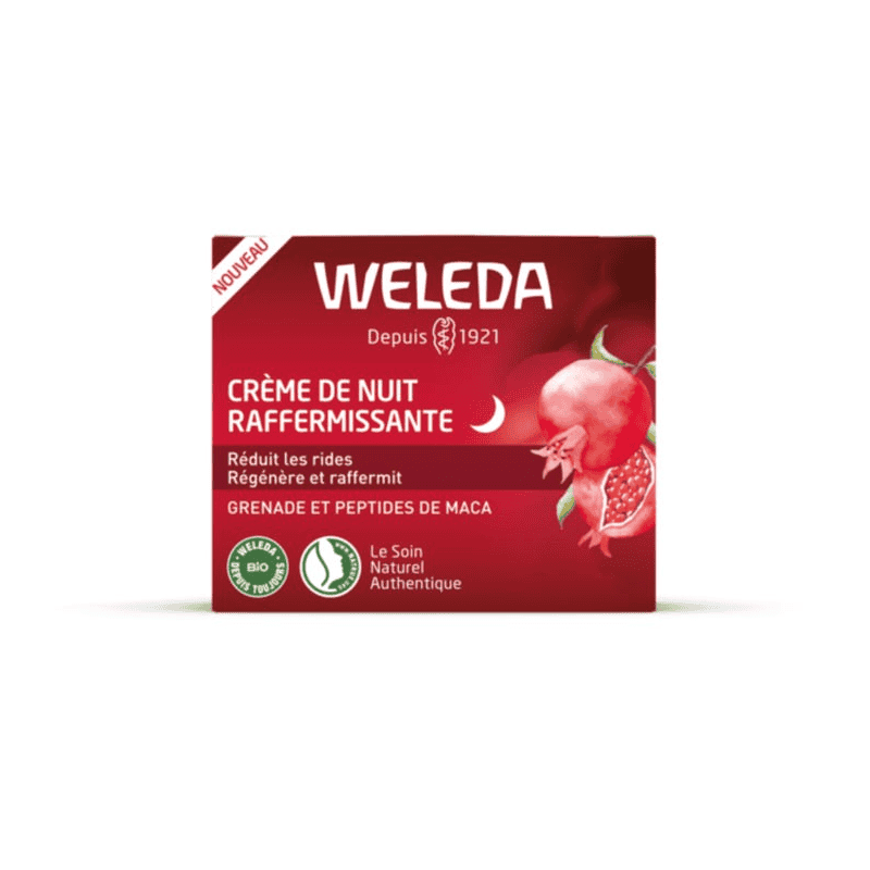 Weleda Crème de nuit raffermissante Grenade et peptides de maca 40 ml